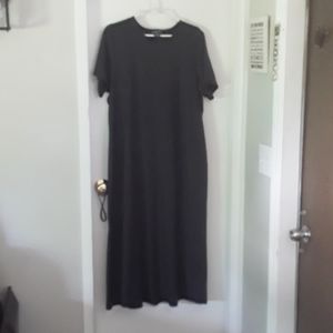 Charcoal maxi dress